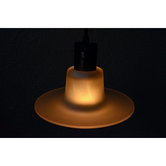 Black Italian Murano Glass Lamp, 1980s For Sale - Image 8 of 14