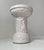 Baptismal Font Candleholder in White Glazed Terracotta by L. Hjorth, 1950s For Sale - Image 6 of 9