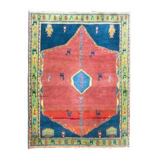 Vintage Persian Gabbeh Rug For Sale