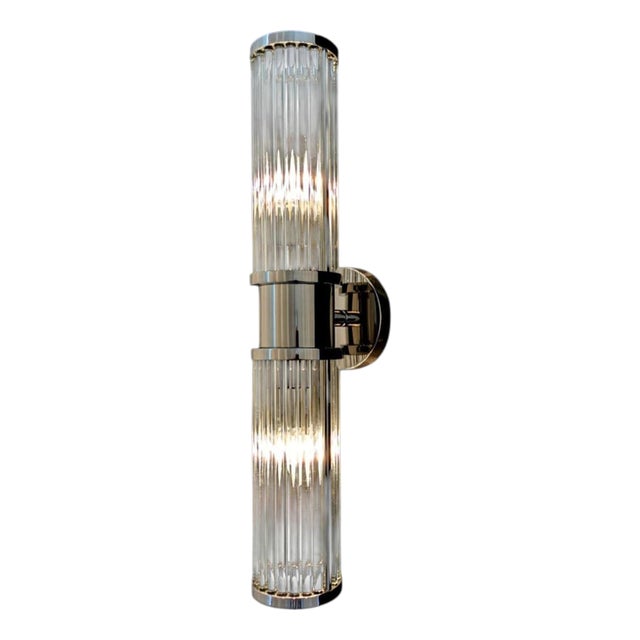 Collection Nettuno Wall Lamp in Metal and Glass by Jago For Sale