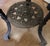 Victorian Gaskell & Chambers Ltd., Late 19c Cast Iron Pub Table With Wood Top. For Sale - Image 3 of 7