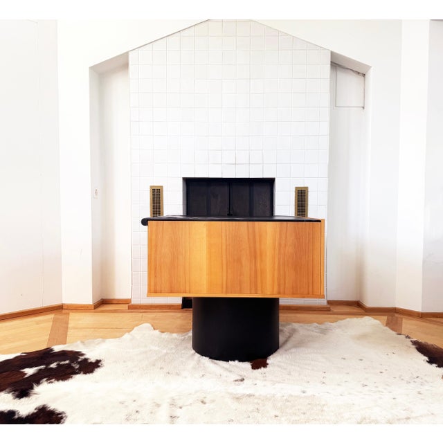 Rare Sesamo Pop Up Desk / Secretary by Gianfranco Frattini for Bernini, 1981 For Sale - Image 14 of 15