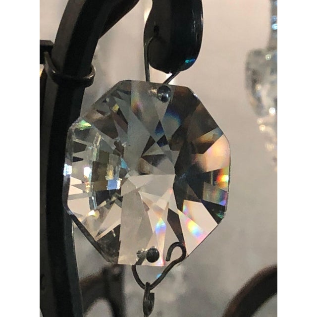 1960s Versailles Chandelier With Swarovski Strass and Crystal Pendants For Sale - Image 12 of 13