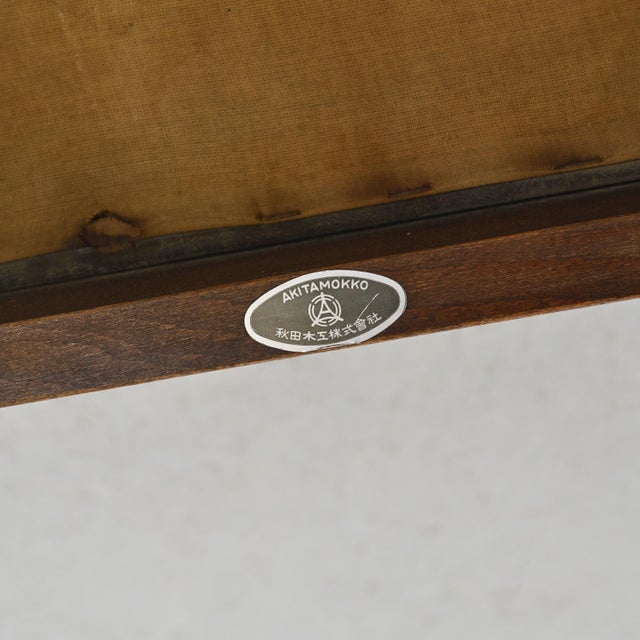 Chairs by Isamu Kenmochi for Akita Mokko, Japan, 1970s, Set of 4 For Sale - Image 12 of 14