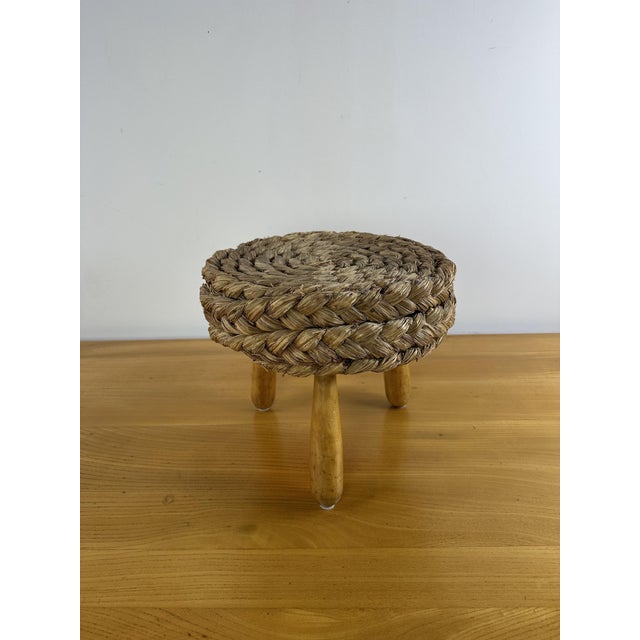 Ottoman by Adrien Audoux & Frida Minet, 1960s For Sale - Image 4 of 9