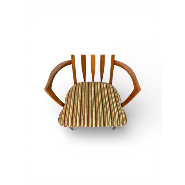 1960s Mid-Century Danish Modern Teak Koefoed "Eva" Arm Chairs - Set of 2 For Sale - Image 5 of 9