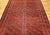 Red Vintage Turkmen Tekke Gallery Rug in Allover Geometric Pattern in Red, Brown, Gray, For Sale - Image 8 of 14