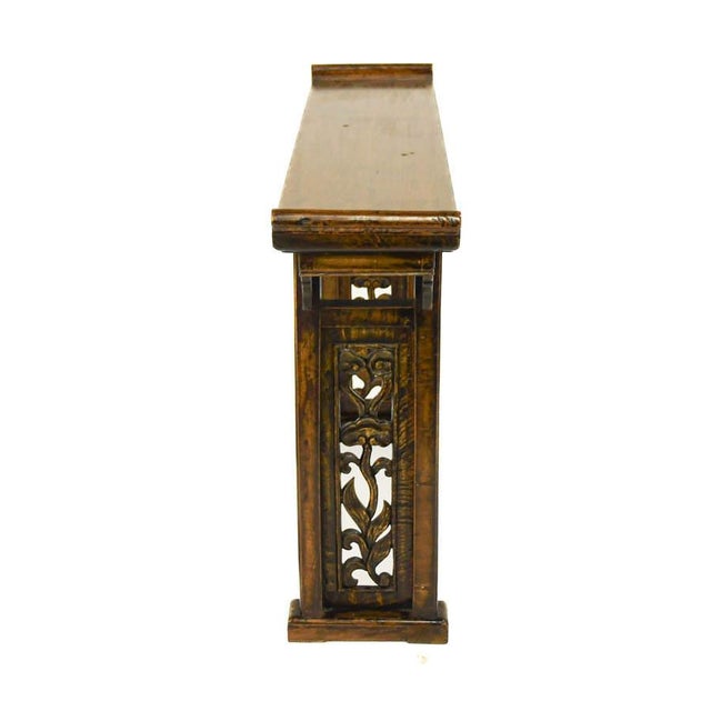 Mid 20th Century Chinese Wooden Altar Table / Console With Carved Apron For Sale - Image 5 of 6