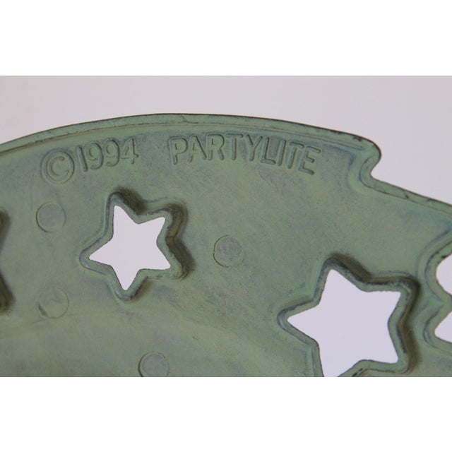 Vintage Brass Sun, Moon & Stars Candle Wall Sconces For Sale - Image 9 of 14