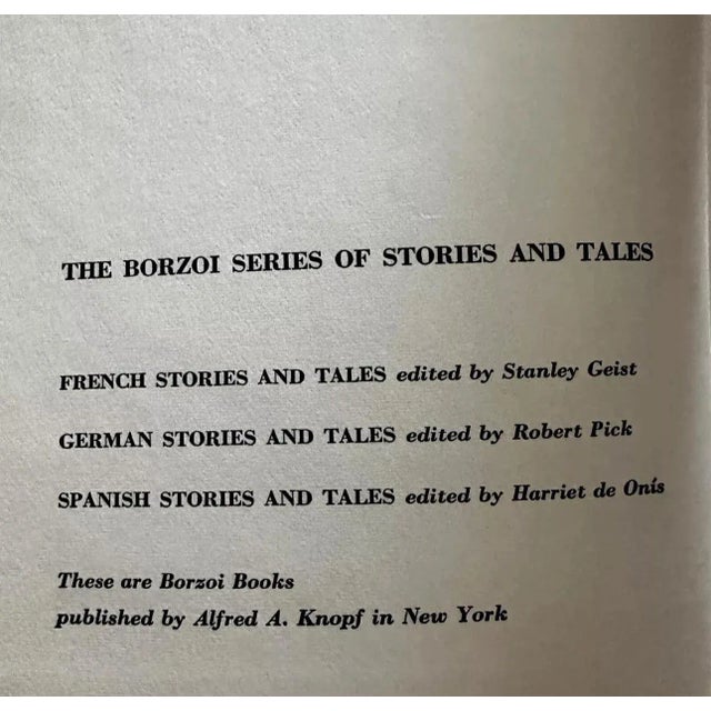 Vintage 1954 Green German Stories and Tales Hardcover Book 1st Edition For Sale In Orlando - Image 6 of 12
