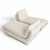 Vintage Sculptural Chaise Lounge Pair With New Ivory Boucle Upholstery For Sale In Los Angeles - Image 6 of 6