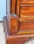 Brown Vintage Victorian Style Glass Door Mahogany Bookcase For Sale - Image 8 of 11