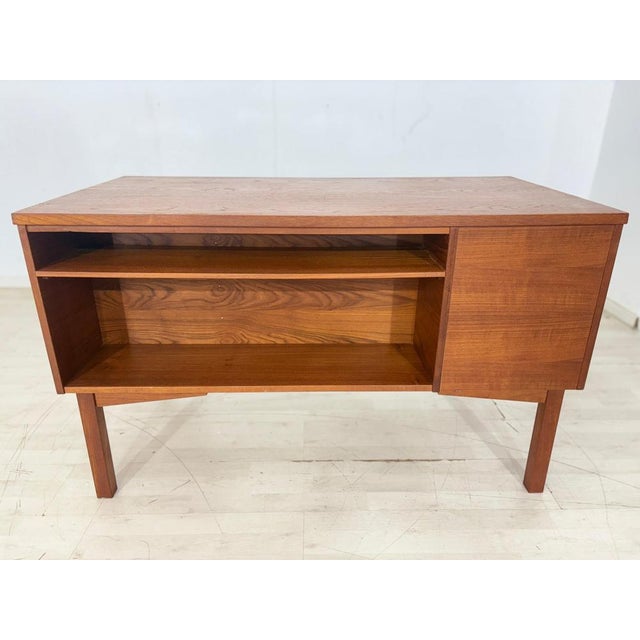 Mid-Century Danish Teak Desk, 1960s For Sale - Image 14 of 17