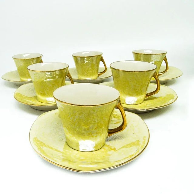Coffee Service by J. Wrzesień, Chodzież, Poland, 1960s, Set of 15 For Sale - Image 6 of 13