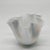 Vintage Jacketed Pearl White Fazzoletto Vase in Murano Glass, 1960s For Sale - Image 7 of 9