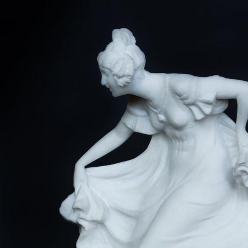 Stone Ernst Seger, Dancer, 1920s, Marble For Sale - Image 7 of 14