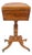 English Rosewood Tea Caddy With Satinwood Banding & Claw Feet 19thC For Sale