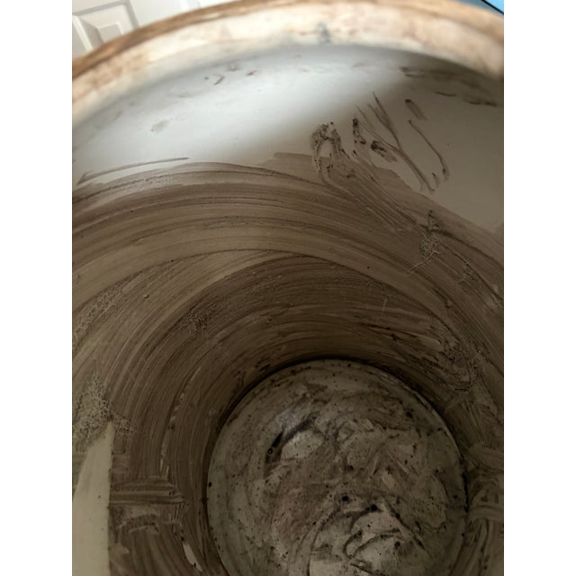 Art Deco Early 20th Century Qing Dynasty Tobacco Leaf Ginger Jar For Sale - Image 3 of 4