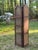 Late 20th Century Late 20th Century Oak & Cane Folding Corner Shelf Screen, British Colonial–Style Arched Étagère Divider For Sale - Image 5 of 13
