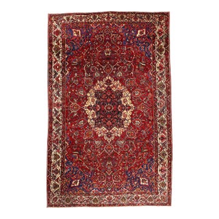 Antique Persian Bakhtiari Rug, 14'06 X 23'00 For Sale