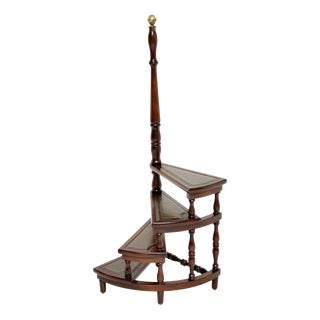 Antique Georgian Library Steps, 1930s For Sale