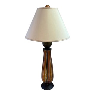 Tracy Glover Hand Blown Glass Lamp For Sale