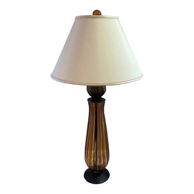 Tracy Glover Hand Blown Glass Lamp For Sale