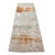 Early 21st Century 21st Century Indian Modern Wool & Silk 3x9 Grey, Rust, & Slate Runner Rug #1144152 For Sale - Image 5 of 11