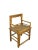 Wood Pair Antique Chinese Low Back Bat Armchair For Sale - Image 7 of 12
