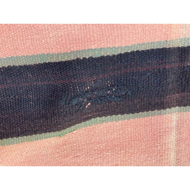 Berber Tribes of Morocco Moroccan Vintage Flat-Weave Tribal Kilim Rug For Sale - Image 4 of 13