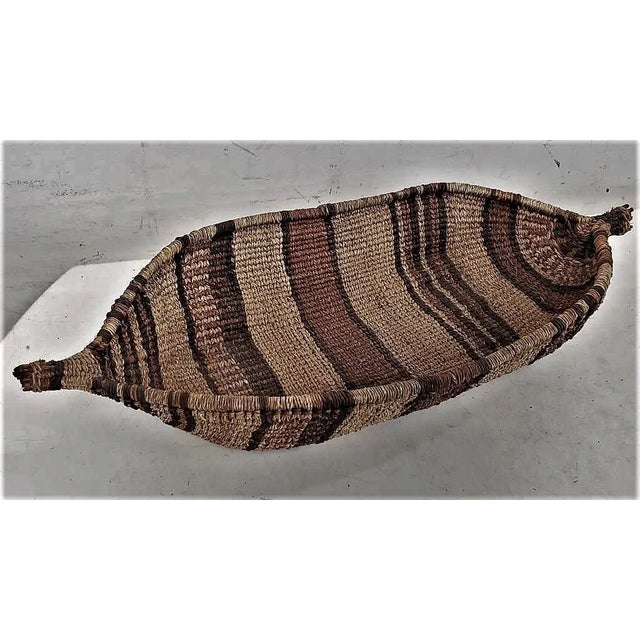 Vintage Woven Basket Bowl For Sale - Image 12 of 12