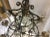 French Antique Patinated Bronze Chandelier For Sale - Image 3 of 10