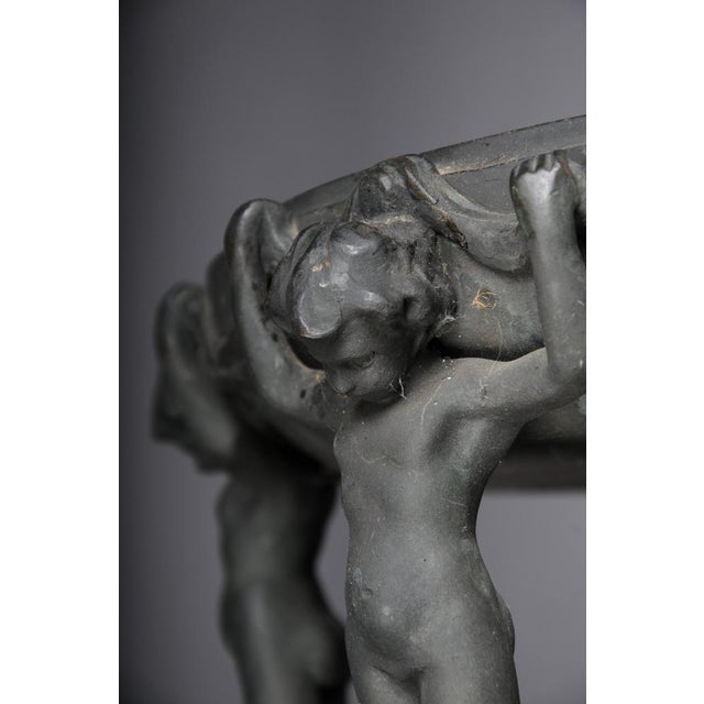 Large Antique Bronze Centerpiece Bowl by Anton Grath, 1920 For Sale - Image 16 of 18