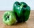 Green Vintage Italian Glazed Ceramic Bell Peppers For Sale - Image 8 of 11