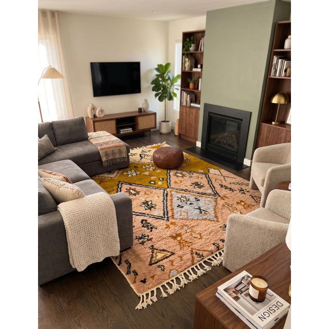 2020s Tribal Moroccan Rug - 9.9 X 8.3 Ft For Sale - Image 5 of 9