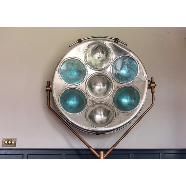 Mid-Century Industrial Aluminum Surgeons Operating Floor Lamp, 1950s For Sale - Image 17 of 18