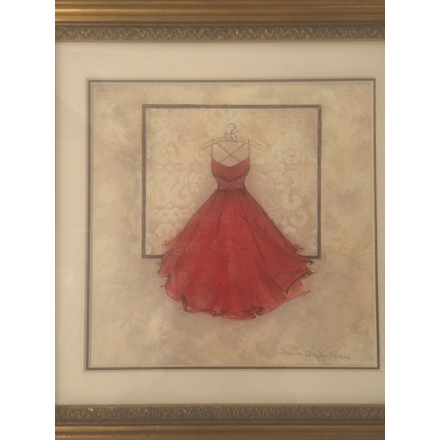 Andrea Stajan-Forkul “Take Me Dancing” Reproduction Print in Gold Frame For Sale - Image 10 of 12