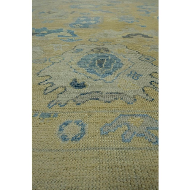Early 21st Century Turkish Oushak Rug 9'11" x 13'11" #18610 For Sale - Image 5 of 8