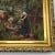 Antique Original Painting of Cow and Country Girl in Gold Gilt Frame For Sale - Image 9 of 13
