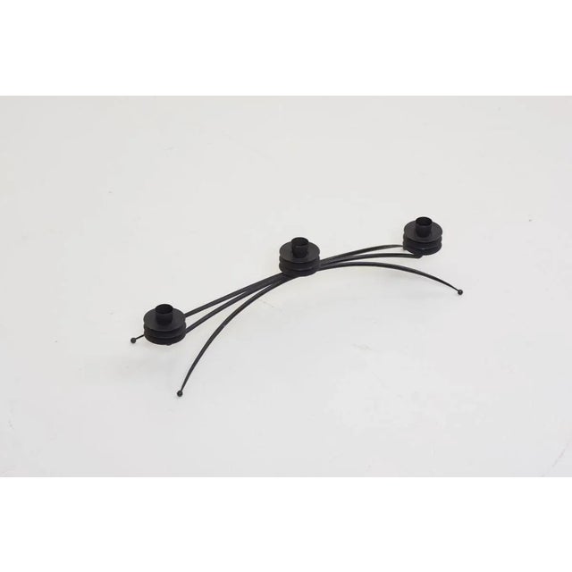 Triple Candleholders by Tony Paul for Woodlin-Hall, USA, 1950s, Set of 2 For Sale - Image 4 of 6