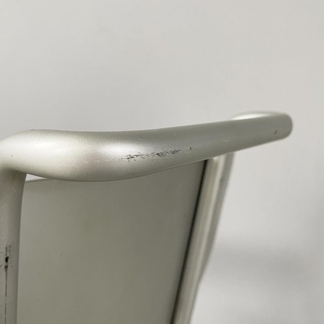 Italian Modern Aluminum Stackable Chairs by Tanzi, 1980s, Set of 4 For Sale - Image 9 of 18