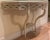 Mid 20th Century Mid 20th Century Vintage French Carved Wood Wall Console Table For Sale - Image 5 of 12