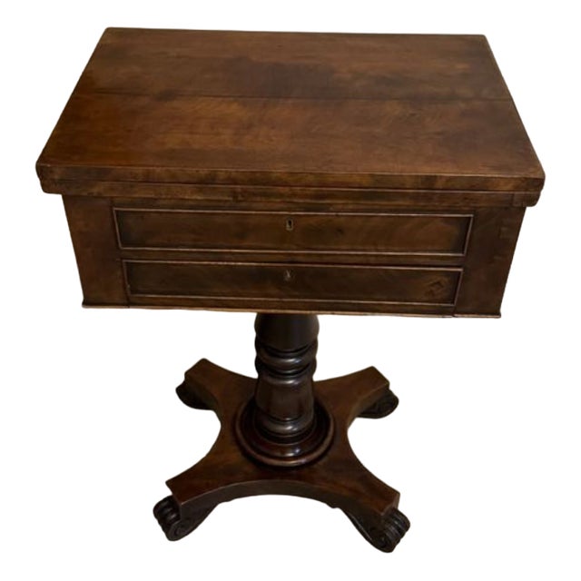 Antique Victorian Mahogany Freestanding Games Table, 1860 For Sale