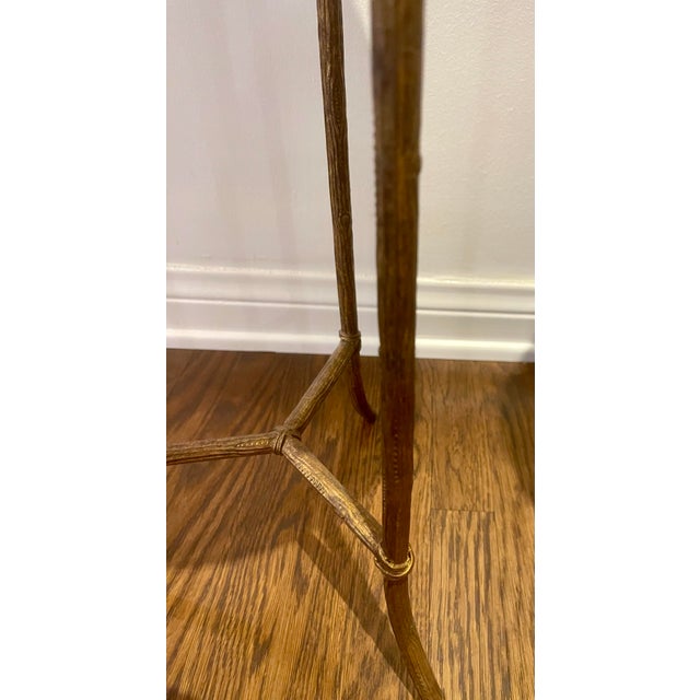 Attributed to Dennis & Leen Chinoiserie Black and Gold Cocktail Side Table a Pair For Sale - Image 9 of 10