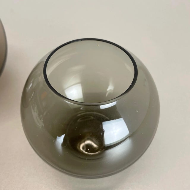 Turmalin Ball Vases attributed to Wilhelm Wagenfeld for WMF, Germany, 1960s, Set of 2 For Sale - Image 11 of 18