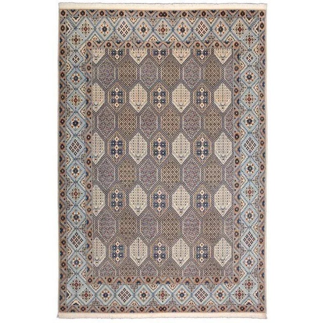 Middle Eastern Hand-Knotted Nain Rug For Sale - Image 5 of 5