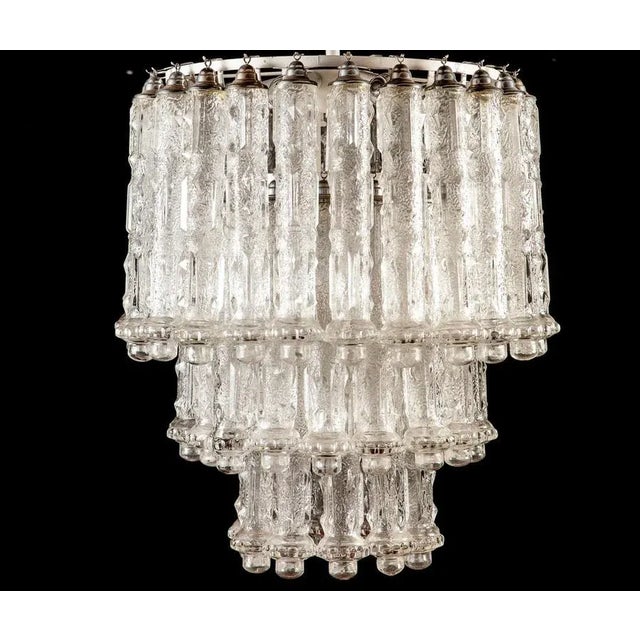 Murano Art Glass Chandelier by Aureliano Toso, 1950 For Sale - Image 16 of 17