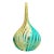Vintage Glass Swirl Vase After Murano For Sale
