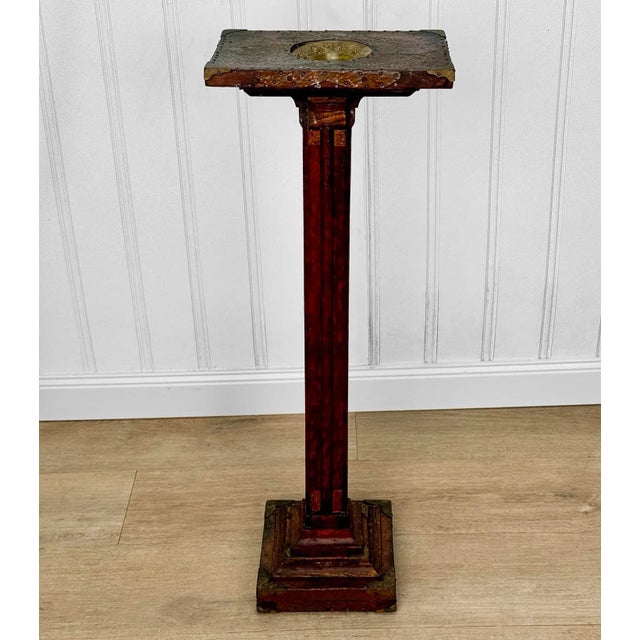 Antique Arts & Crafts Hammered Copper Smokers Stand, c. Early 20th Century - Pairs Nicely with Many Traditional & Eclectic...