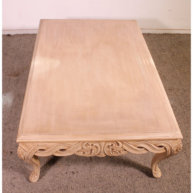 Polychrome Wooden Coffee Table, 1980s For Sale - Image 11 of 13
